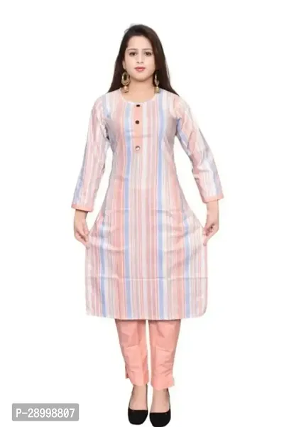 Fancy Designer Khadi Cotton Kurti Pant Set for Women