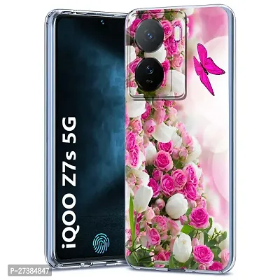 Memia Back Case Cover for iQOO Z7S 5G|Printed Designer Soft Back Cover For iQOO Z7S 5G