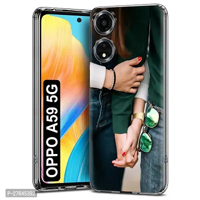 Memia Soft Silicon Printed Designer Back Cover For Oppo A59 5G