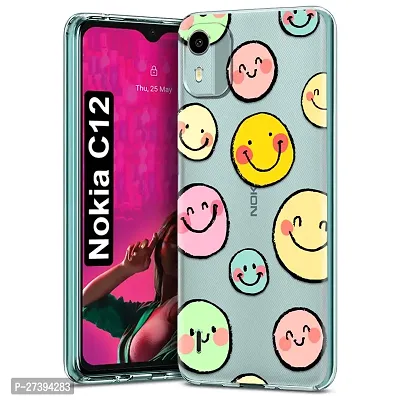 Memia Back Cover Case Designer Flexible Soft Back Case Cover For Nokia C12