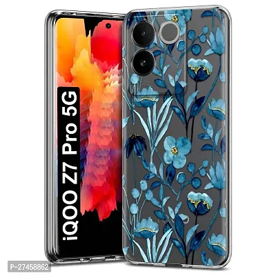 Memia Soft Silicone Designer Printed Full Protection Printed Back Case Cover for iQOO Z7 Pro 5G