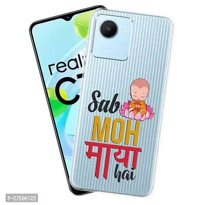 Memia Compatible For realme C30 Printed Back Cover with Full Proof Protection, Designer Look Back Cover for realme C30-thumb0