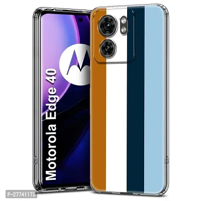 Memia Printed Soft Back Cover Case for Motorola Edge 40 /Designer Transparent Back Cover for Motorola Edge 40-thumb0
