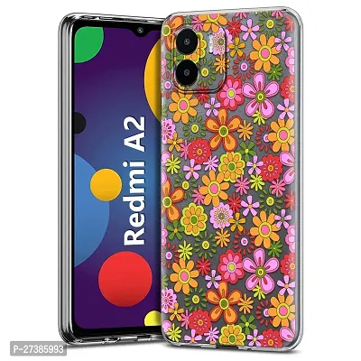 Memia Shock Proof Protective Soft Transparent Printed Back Case Cover for Redmi A2-thumb0