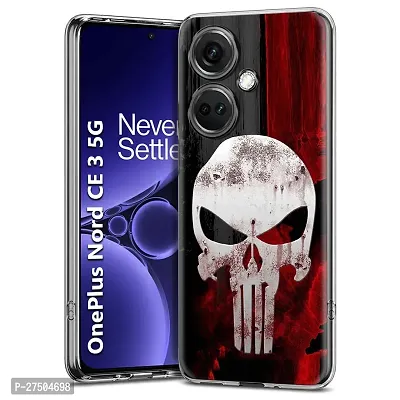 Memia Shockproof Printed Back Cover Case for OnePlus Nord CE 3 5G (Transparent)-thumb0