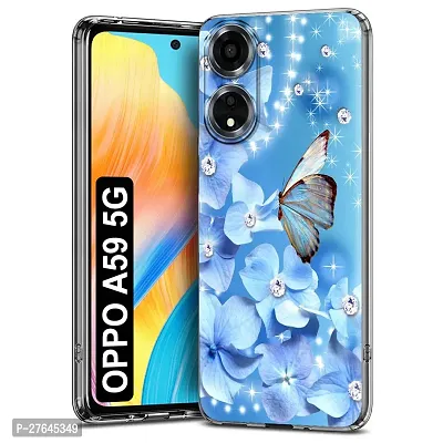 Memia Soft Silicon Printed Designer Back Cover For Oppo A59 5G-thumb0