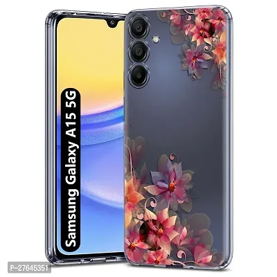Memia Printed Soft Back Cover Case for Samsung Galaxy A15 5G /Designer Transparent Back Cover for Samsung Galaxy A15 5G