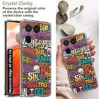 Memia Shockproof Printed Back Cover Case for Motorola Edge 50 Ultra 5G (Transparent)-thumb1