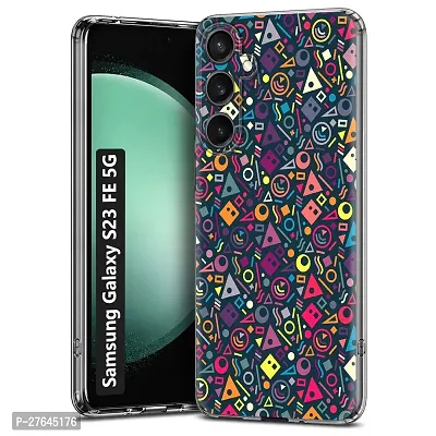Memia Printed Soft Back Cover Case for Samsung Galaxy S23 FE 5G /Designer Transparent Back Cover for Samsung Galaxy S23 FE 5G-thumb0