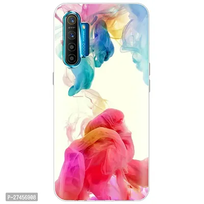Memia Shock Proof Protective Soft Transparent Printed Back Case Cover for Realme XT