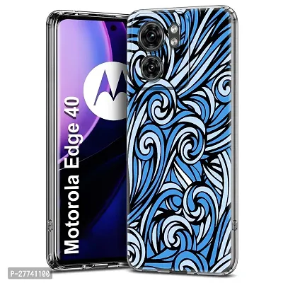 Memia Designer Printed Soft Silicone Mobile Case Back Cover For Motorola Edge 40