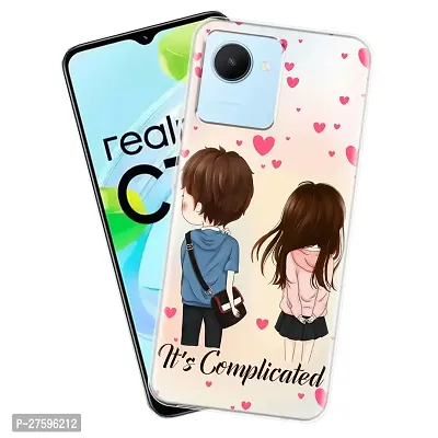 Memia Soft Silicone Designer Printed Full Protection Printed Back Case Cover for realme C30