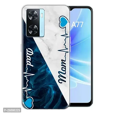 Memia Back Cover for Oppo A77 Designer | Printed|Transparent |Flexible| Silicon-thumb0