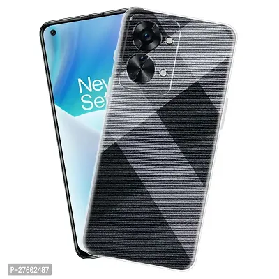 Memia Shockproof Printed Back Cover Case for OnePlus Nord 2T 5G (Transparent)