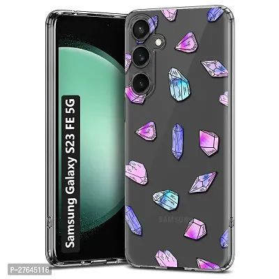 Memia Printed Soft Back Cover Case for Samsung Galaxy S23 FE 5G /Designer Transparent Back Cover for Samsung Galaxy S23 FE 5G