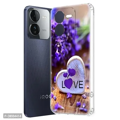 Memia Printed Soft Back Cover Case for iQOO Z9 5G /Designer Transparent Back Cover for iQOO Z9 5G-thumb0