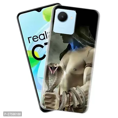 Memia Back Cover for realme C30  Designer | Printed|Transparent |Flexible| Silicon Back Case for realme C30