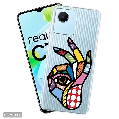 Memia Soft Silicone Designer Printed Full Protection Printed Back Case Cover for realme C30