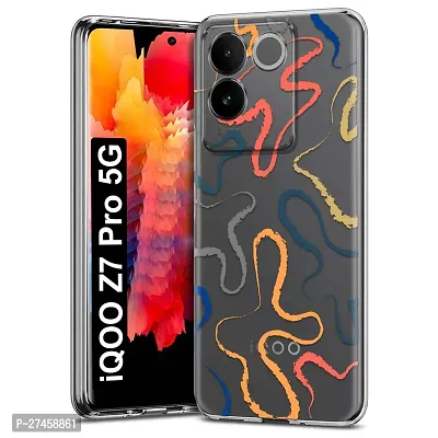 Memia Silicone Designer Printed Back Case Cover for iQOO Z7 Pro 5G-thumb0