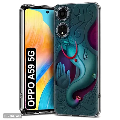 Memia Printed Soft Back Cover Case for Oppo A59 5G /Designer Transparent Back Cover for Oppo A59 5G