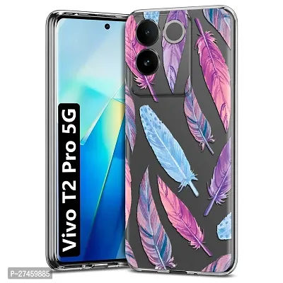 Memia Transparent Designer Printed Soft Back Cover for Vivo T2 Pro 5G /Designer Back Cover for Vivo T2 Pro 5G