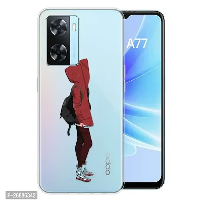 Memia Printed Soft Back Cover Case for Oppo A77 /Designer Transparent Back Cover for Oppo A77