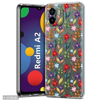 Memia Soft Silicone Designer Printed Full Protection Printed Back Case Cover for Redmi A2