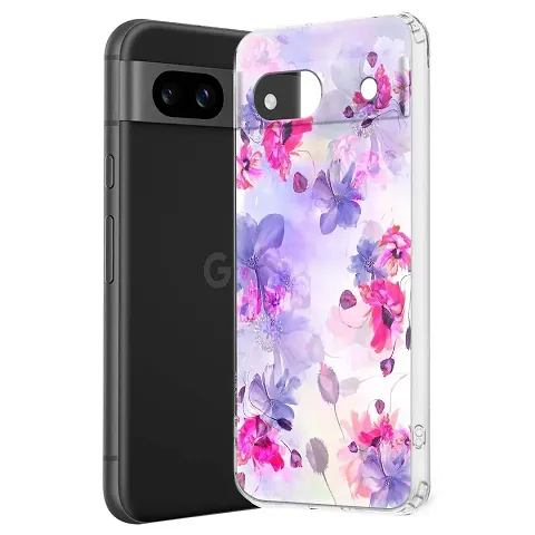 Memia Compatible For Google Pixel 8a Printed Back Cover with Full Proof Protection, Designer Look Back Cover for Google Pixel 8a