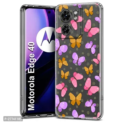 Memia Back Case Cover for Motorola Edge 40|Printed Designer Soft Back Cover For Motorola Edge 40