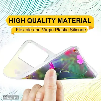 Memia Shock Proof Protective Soft Transparent Printed Back Case Cover for iQOO Z6 PRO-thumb2