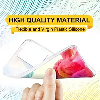 Memia Shock Proof Protective Soft Transparent Printed Back Case Cover for iQOO Z6 PRO-thumb1