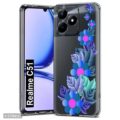 Memia Soft Silicone Designer Printed Full Protection Printed Back Case Cover for Realme C51