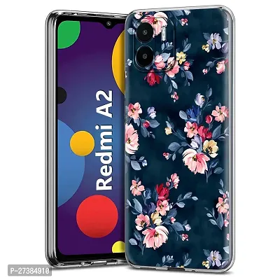 Memia Silicone Designer Printed Back Case Cover for Redmi A2