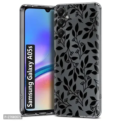 Memia Shock Proof Protective Soft Transparent Printed Back Case Cover for Samsung Galaxy A05s