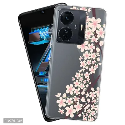 Memia Printed Soft Back Cover Case for iQOO Z6 PRO /Designer Transparent Back Cover for iQOO Z6 PRO