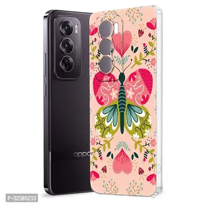 Memia Transparent Designer Printed Soft Back Cover for OPPO Reno 12 Pro 5G /Designer Back Cover for OPPO Reno 12 Pro 5G