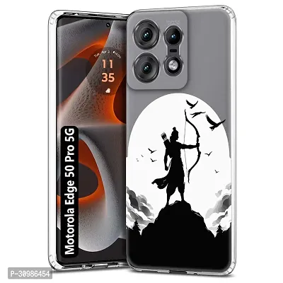 Memia Soft Silicone Designer Printed Full Protection Printed Back Case Cover for Motorola Edge 50 Pro 5G-thumb0