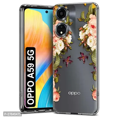 Memia Soft Silicon Printed Designer Back Cover For Oppo A59 5G