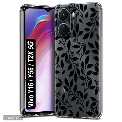 Memia Shock Proof Protective Soft Transparent Printed Back Case Cover for Vivo Y16-thumb0