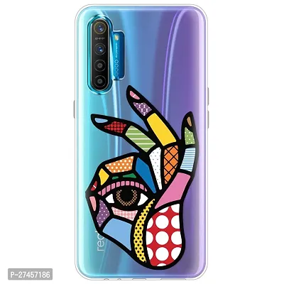 Memia Soft Silicone Designer Printed Full Protection Printed Back Case Cover for Realme XT-thumb0