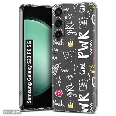Memia Back Cover for Samsung Galaxy S23 FE 5G  Designer | Printed|Transparent |Flexible| Silicon Back Case for Samsung Galaxy S23 FE 5G-thumb0