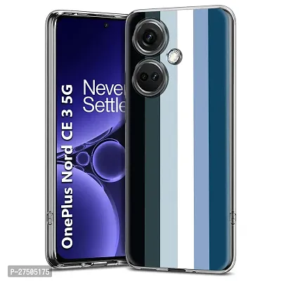 Memia Shock Proof Protective Soft Transparent Printed Back Case Cover for OnePlus Nord CE 3 5G