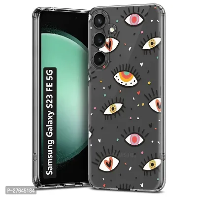 Memia Silicone Designer Printed Back Case Cover for Samsung Galaxy S23 FE 5G