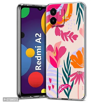Memia Compatible For Redmi A2 Printed Back Cover with Full Proof Protection, Designer Look Back Cover for Redmi A2