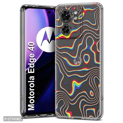 Memia Back Case Cover for Motorola Edge 40|Printed Designer Soft Back Cover For Motorola Edge 40-thumb0
