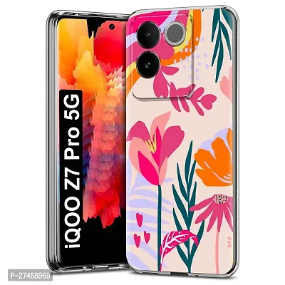 Memia Compatible For iQOO Z7 Pro 5G Printed Back Cover with Full Proof Protection, Designer Look Back Cover for iQOO Z7 Pro 5G