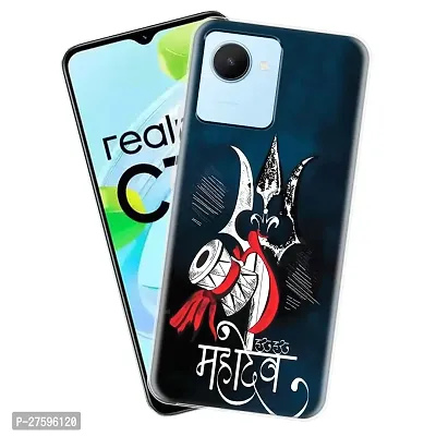 Memia Soft Silicone Designer Printed Full Protection Printed Back Case Cover for realme C30-thumb0