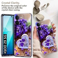 Memia Printed Soft Back Cover Case for iQOO Z9 5G /Designer Transparent Back Cover for iQOO Z9 5G-thumb1