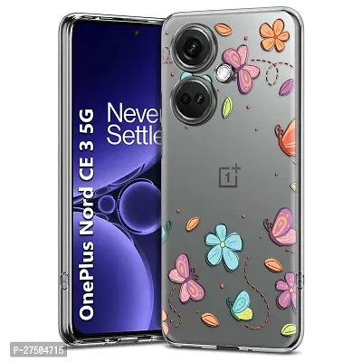 Memia Back Cover for OnePlus Nord CE 3 5G Designer | Printed|Transparent |Flexible| Silicon