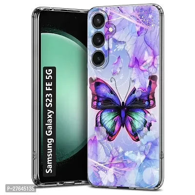 Memia Compatible For Samsung Galaxy S23 FE 5G Printed Back Cover with Full Proof Protection, Designer Look Back Cover for Samsung Galaxy S23 FE 5G